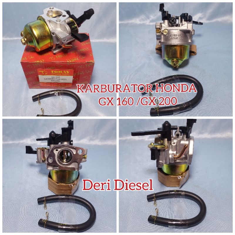 karburator carburator mesin honda gx160 / gx 200 merek toray