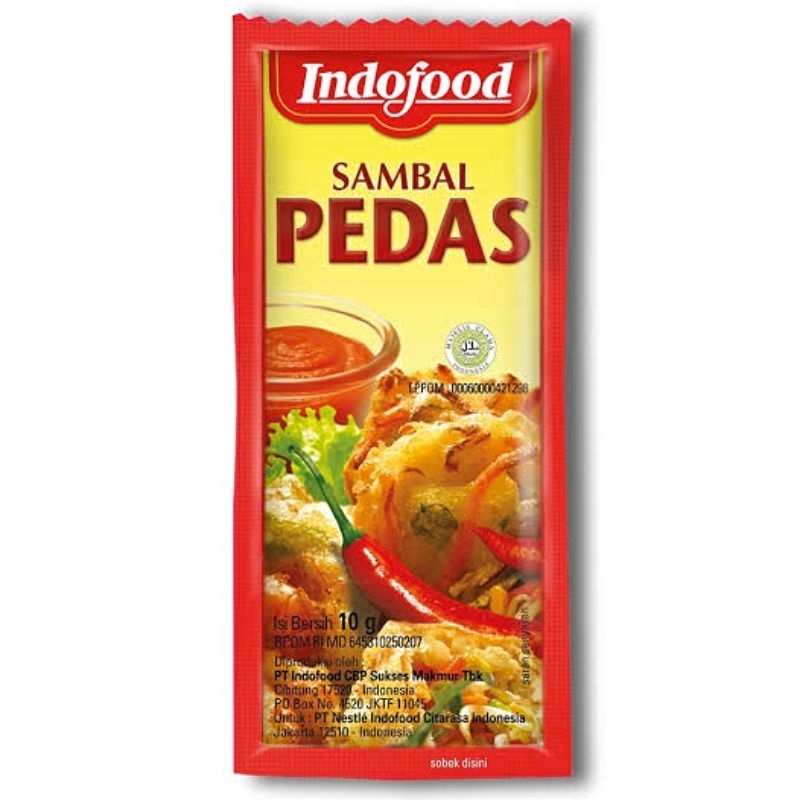 

Indofood Saos Sambal Pedas Sachet