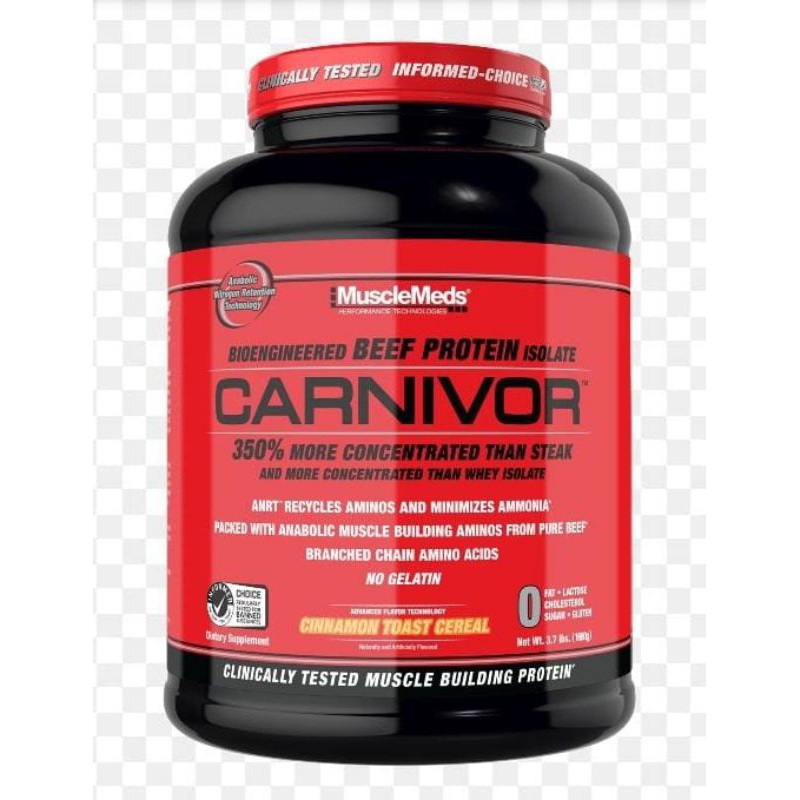 MUSCLEMEDS CARNIVOR WHEY PROTEIN BEEF 4LB