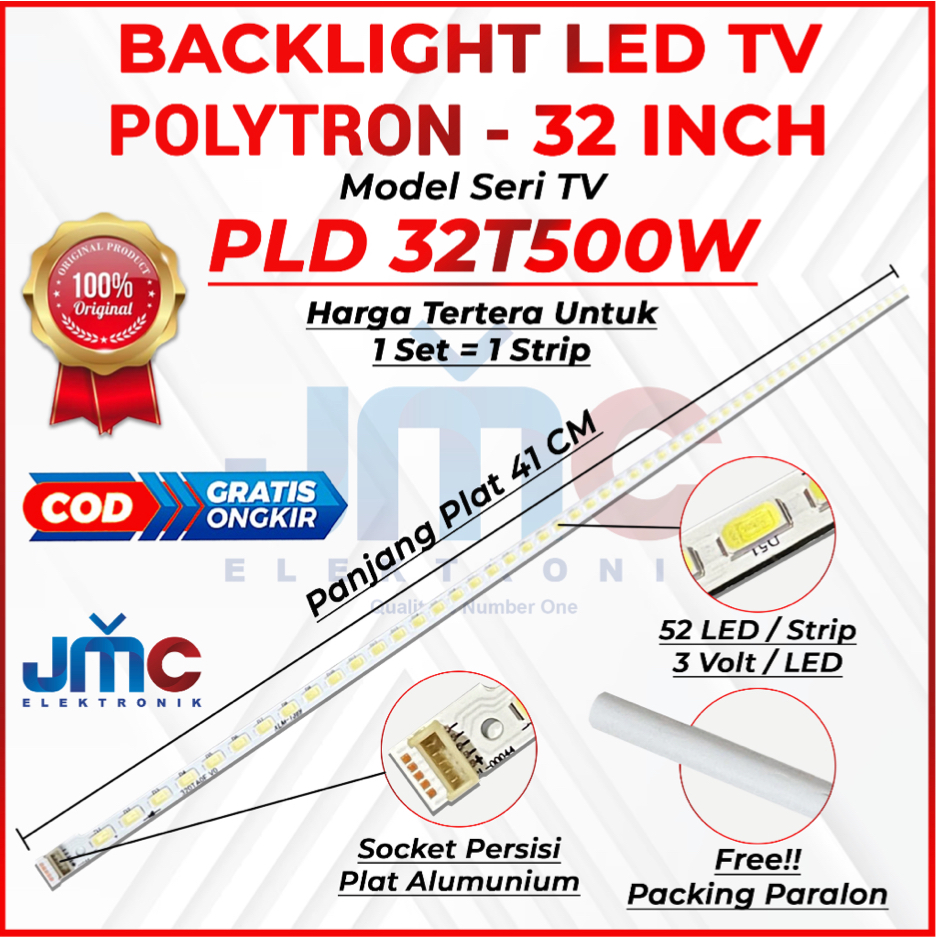 BACKLIGHT TV LED POLYTRON 32 INCH PLD32T500W 32T500W 32T500