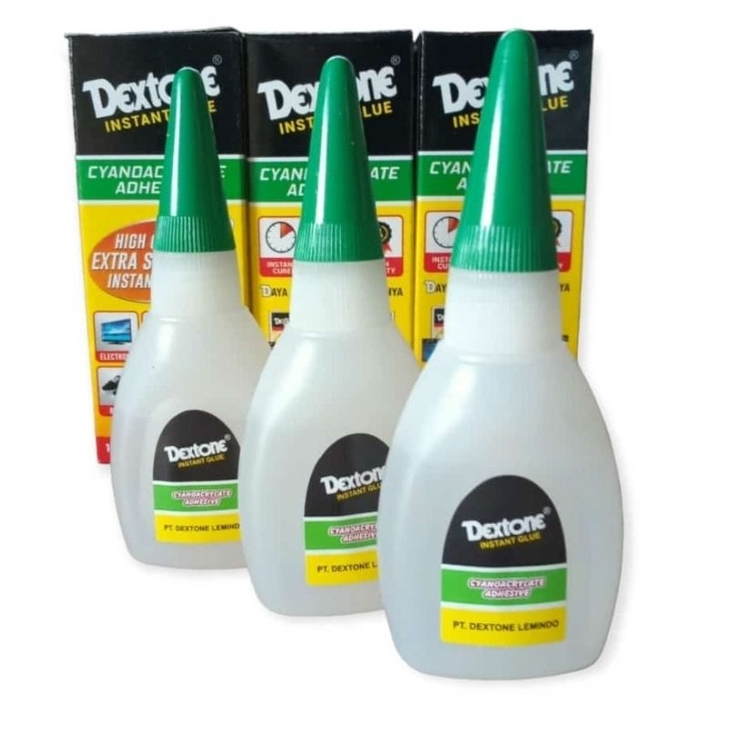 

Dextone instan Glue Lem korea G Asli original / Lem setan / Lem Super Glue / power glue / lem cair