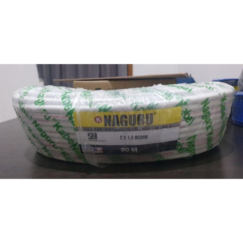 Kabel NYM 2X1.5mm Naguru Full Tembaga Murni
