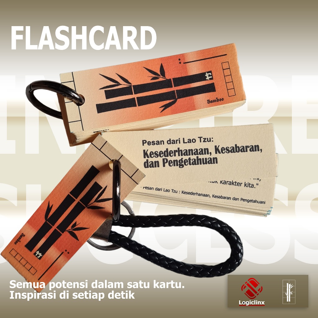 Flipcard/Flashcard/Notecard - Motifasi : Seri Lao Tzu