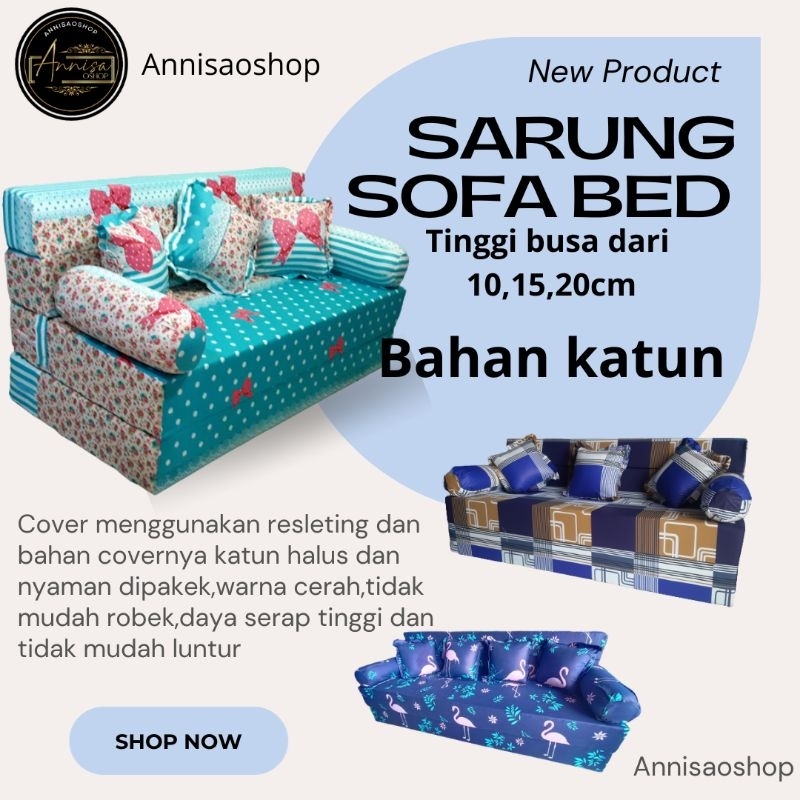 cover sarung pengganti sofa bed busa inoac tinggi 10,15 dan 20cm semua ukuran dari no 1,2,3,4,5 dan 