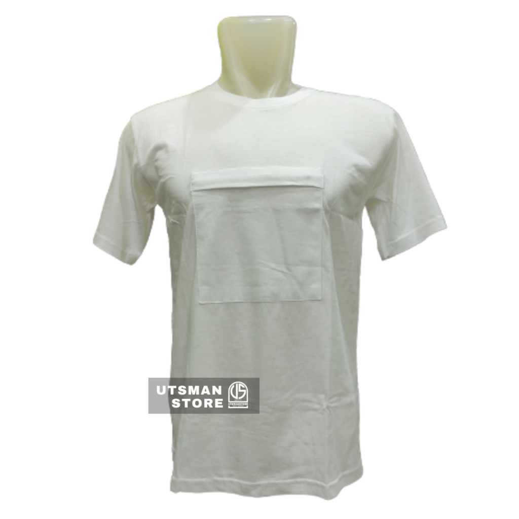 KAOS HAJI UMROH PRIA / KAOS KANTONG DEPAN