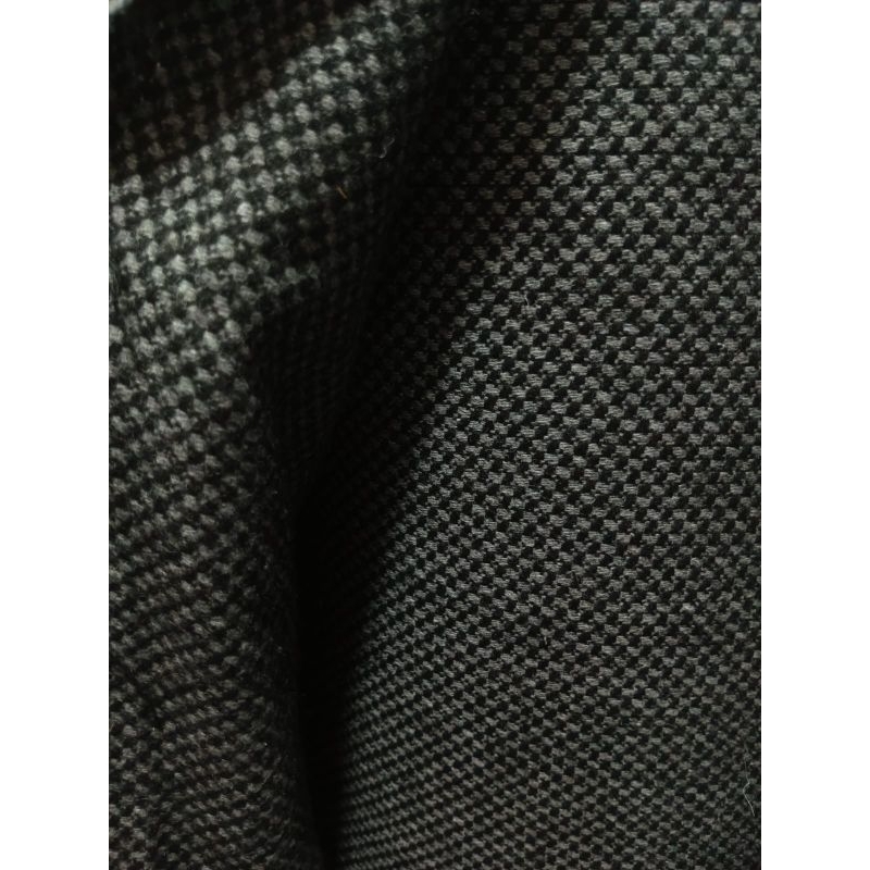 KAIN TWEED AKRILIK BLACK BAHAN JAS/ BLAZZER