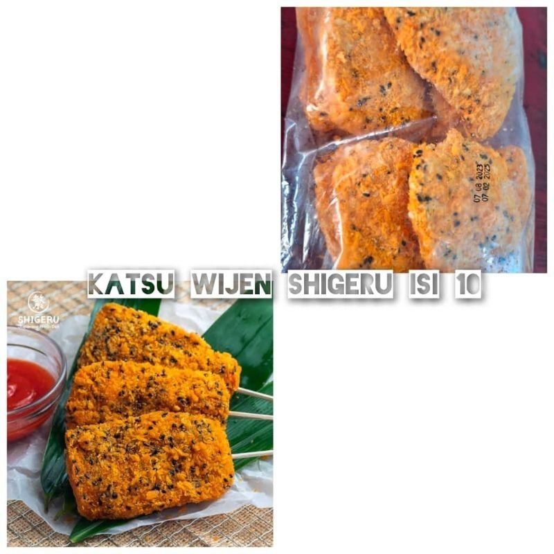 

Chicken Katsu Wijen Shigeru isi 10 / Frozen Food Bento / Nugget Bento