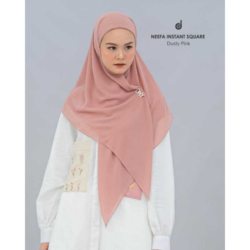 Deenay scarves - Hijab segi empat instan square original deenay scarves