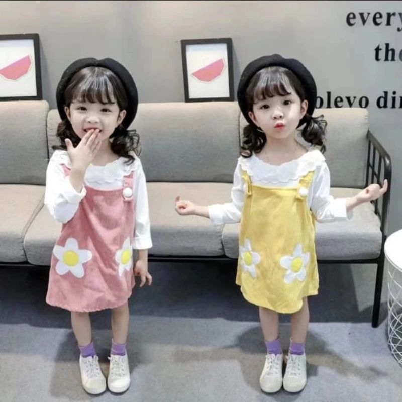 Dress anak lucu dan cantik korea style Han So-Hee
