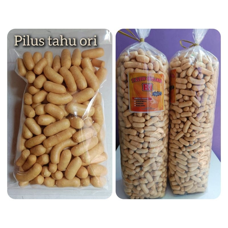 

Pilus tahu 165gr rasa original dan pedas