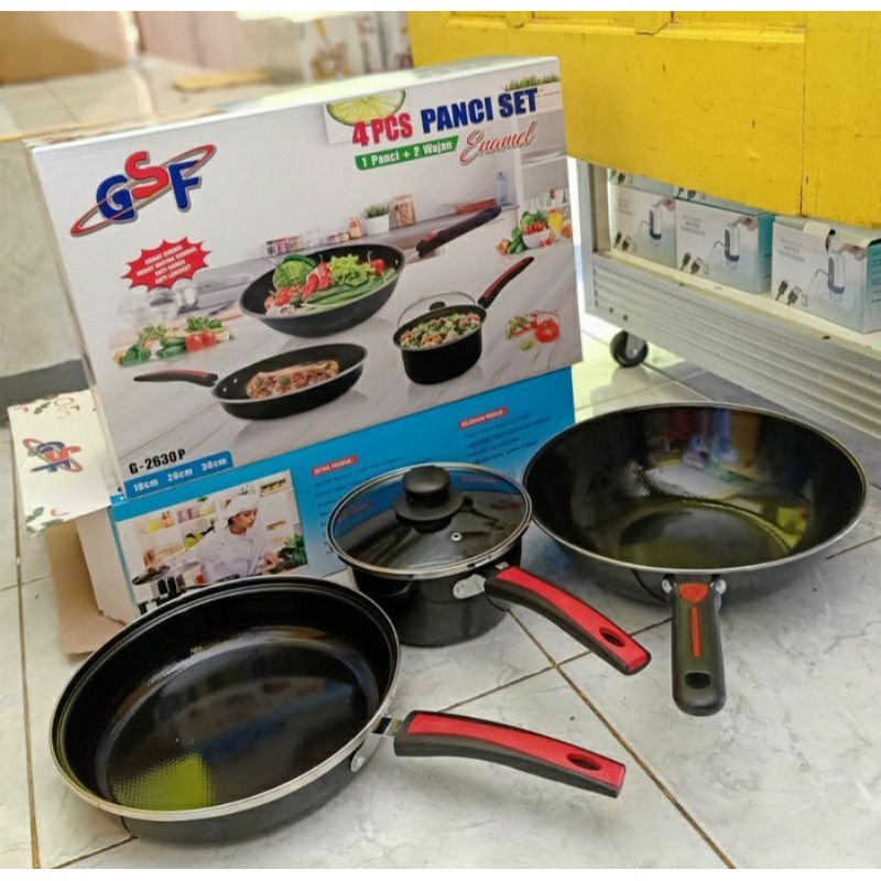 Panci Set GSF-2429 Panci Set Anti Lengket GSF 2429 Panci Set