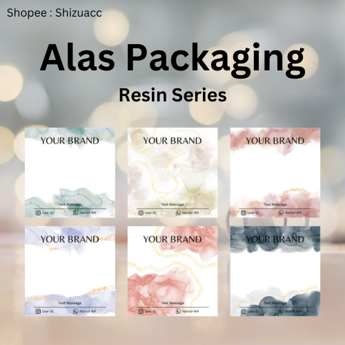 

NO MIN ORDER |Alas Packaging Resin Estetik | Paper Aksesoris | Alas Aksesoris | FREE PLASTIK | Alas Packing | HARGA PER PCS