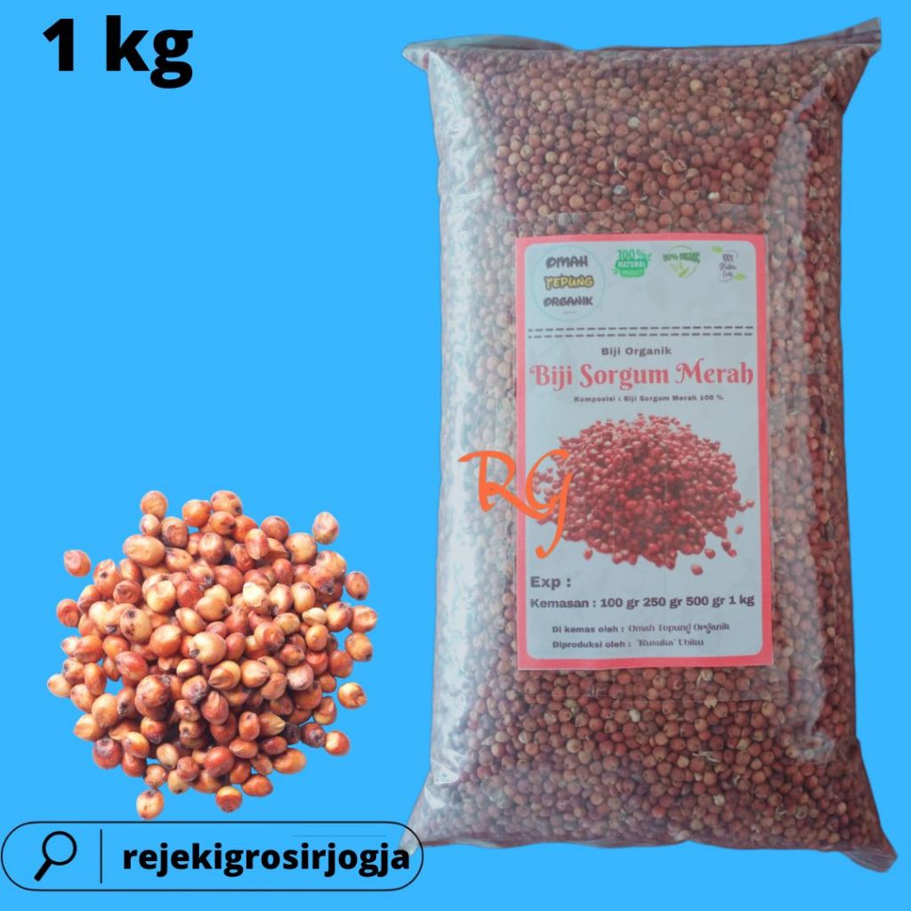 Biji Sorgum Merah 1 KG/Biji Sorgum Putih 1 KG/Beras Sorgum Putih 1 kg/Beras Sorgum Merah 1 kg