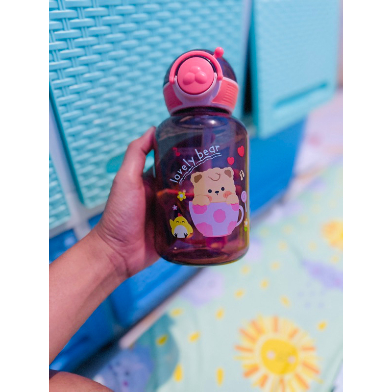 Botol Minum anak 770ML / Botol anak ples gantungan
