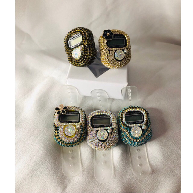 Tasbih Digital Swarovski Cantik Home Made Tasbeh Digital Alat Dzikir