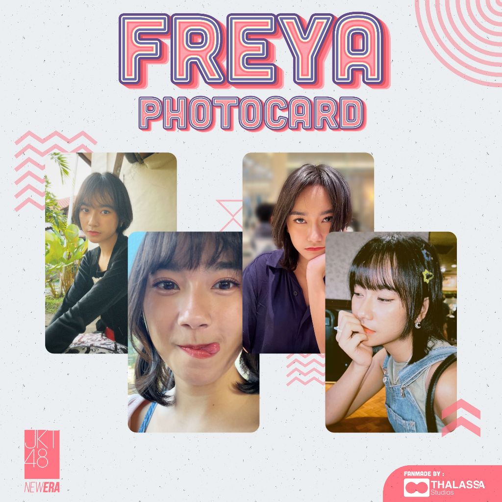 Photocard Freya Jayawardana JKT48 V3 PC Photopack Selca Unofficial Fanmade - SATUAN