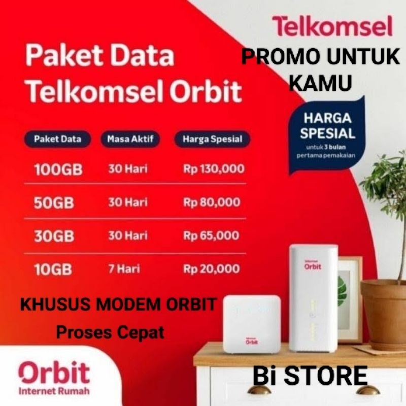 PAKET DATA TELKOMSEL ORBIT MURAH | PAKET DATA ORBIT | KUOTA ORBIT