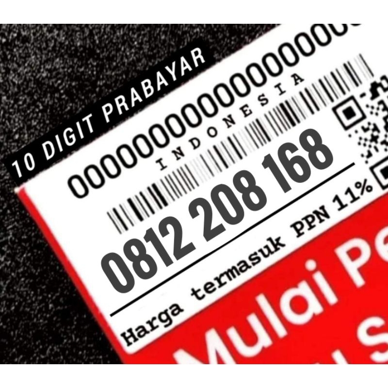 Telkomsel simpati prabayar 10 digit ekor 168 total jumlah 9 dobel hoky