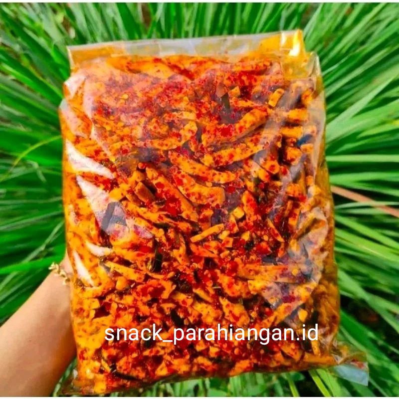 

Basreng Baso goreng/baso stik pedas daun jeruk kemasan 500 gram