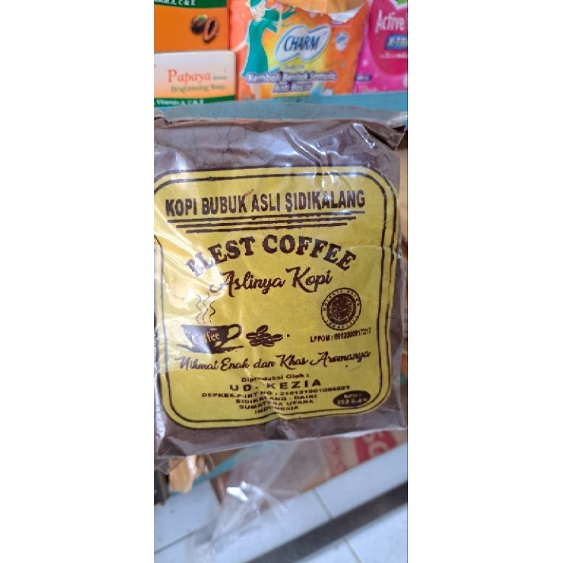 

BUBUK KOPI ASLI SIDIKALANG/BUBUK KOPI ASLI / BUBUK KOPI HALAL BPOM 250gr