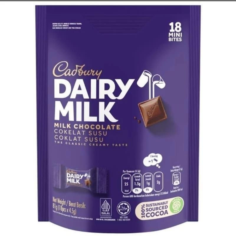 

CADBURY DAIRY MILK MINI SHARE BACK