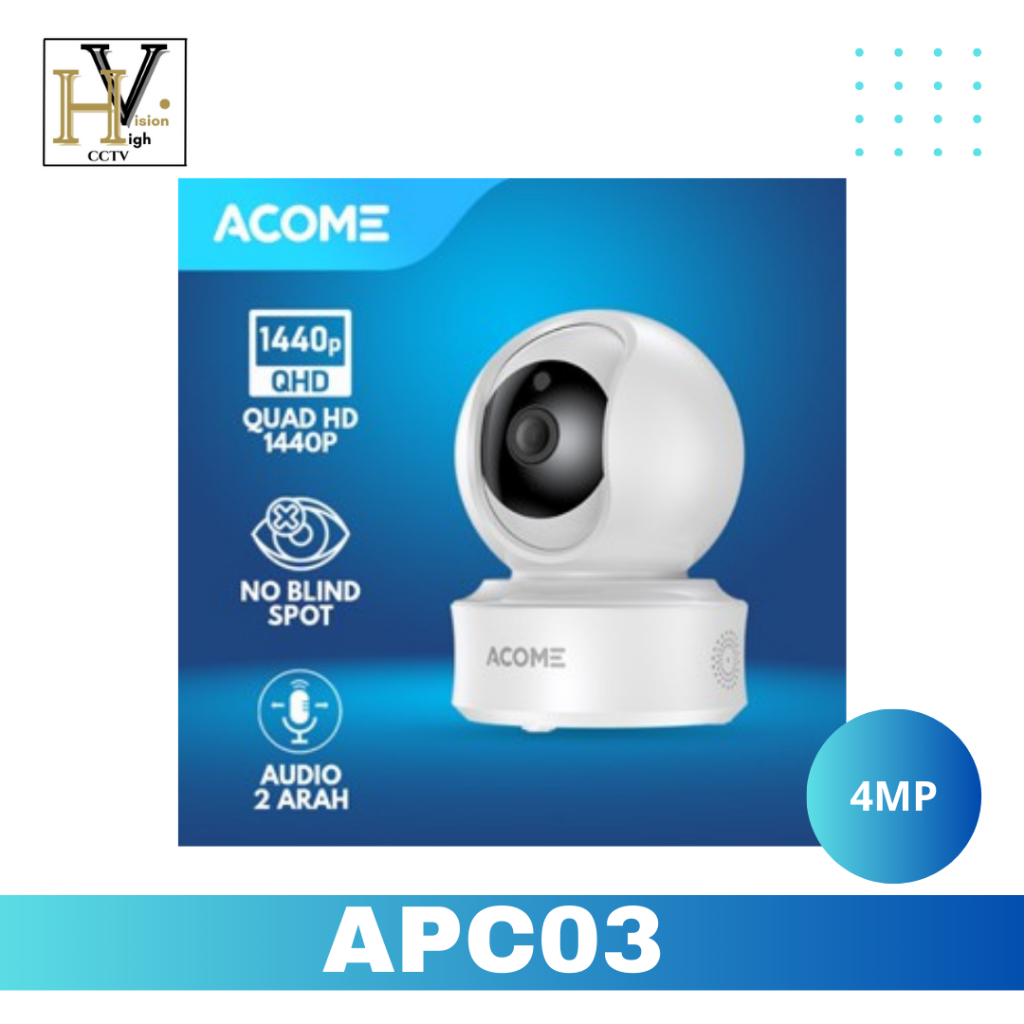 CAMERA CCTV ACOME APC03 4MP INDOOR