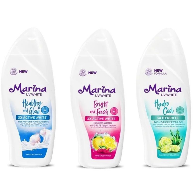 Marina UV White  Dan Natural Body Lotion/Hand body(185Ml,92Ml,50Ml)