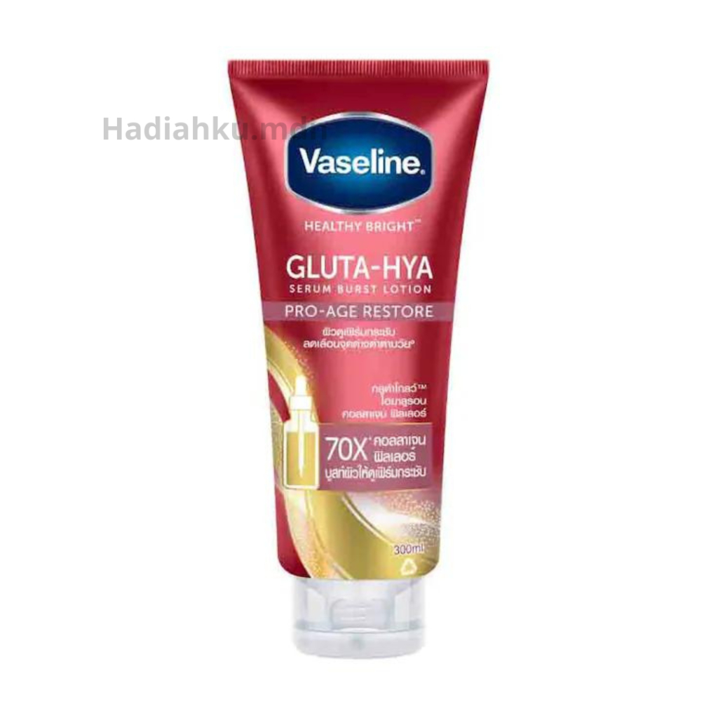 Vaseline Gluta Hya Pro-Age Body Serum Burst Lotion THAILAND Original 300ml