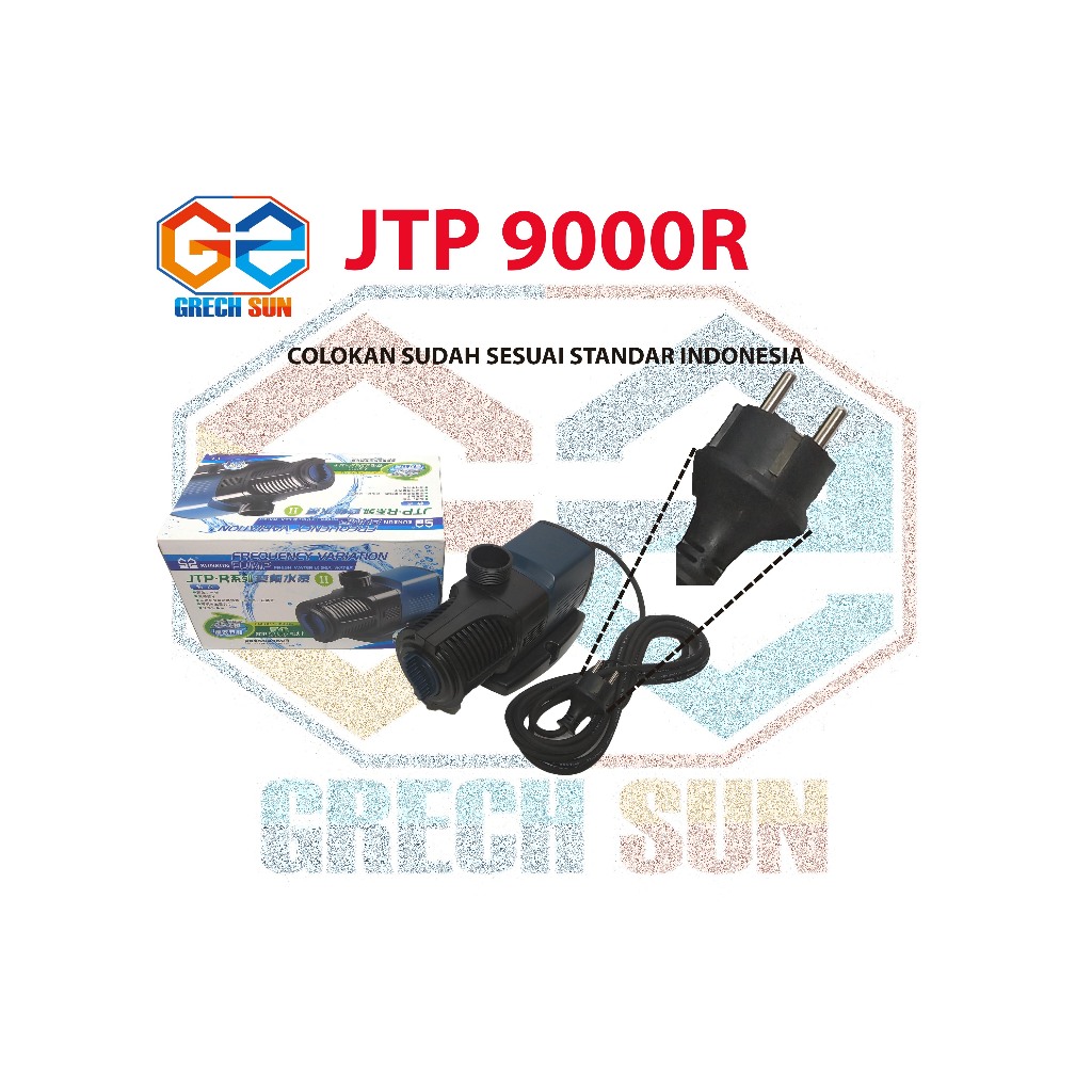 ORIGINAL SUNSUN JTP 9000R SUBMERSIBLE ECO PUMP AQUARIUM KOLAM IKAN