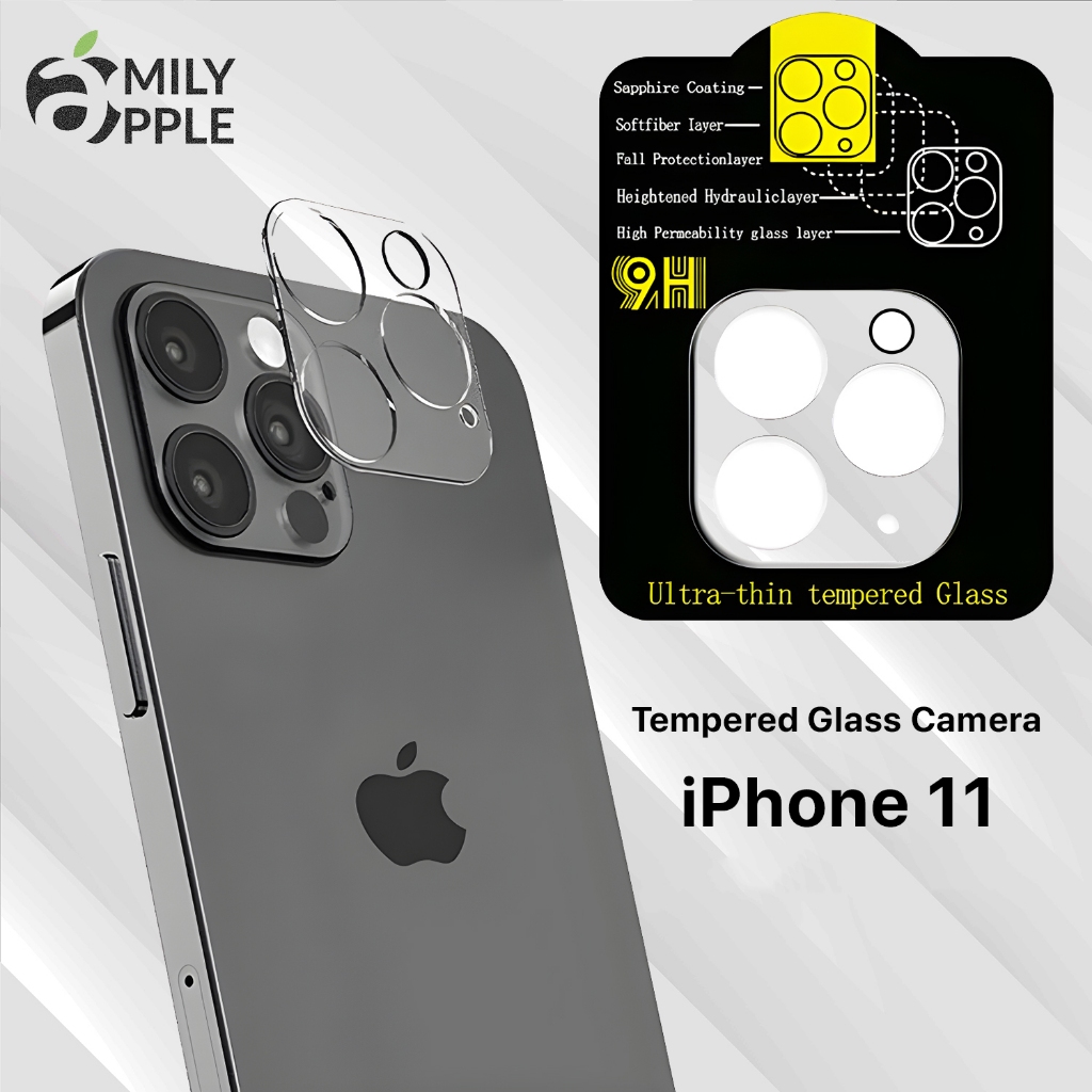 Tempered Glass Camera Iphone 11 Pelindung Lensa Kamera Iphone