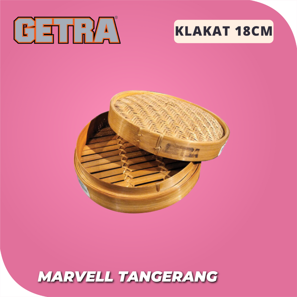 Klakat Bamboo Dimsum GETRA 18CM / Streamer Kukusan Dimsum Bambu Basket