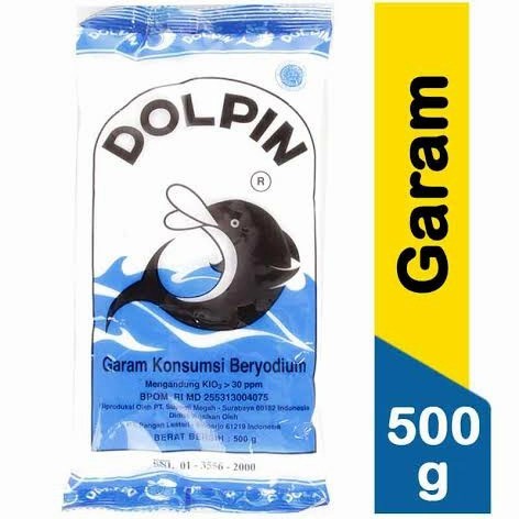 

Garam DOLPIN 500g / Garam Dapur Dolphin / Garam Konsumsi Beryodium