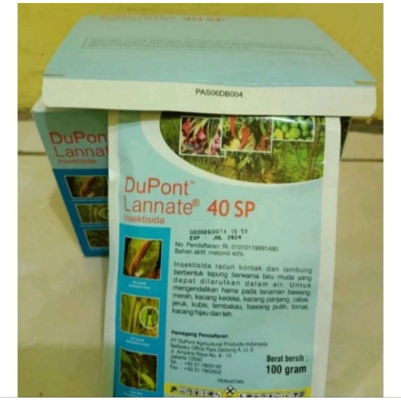 Dupont lannate brgkat biru 40sp 100gr