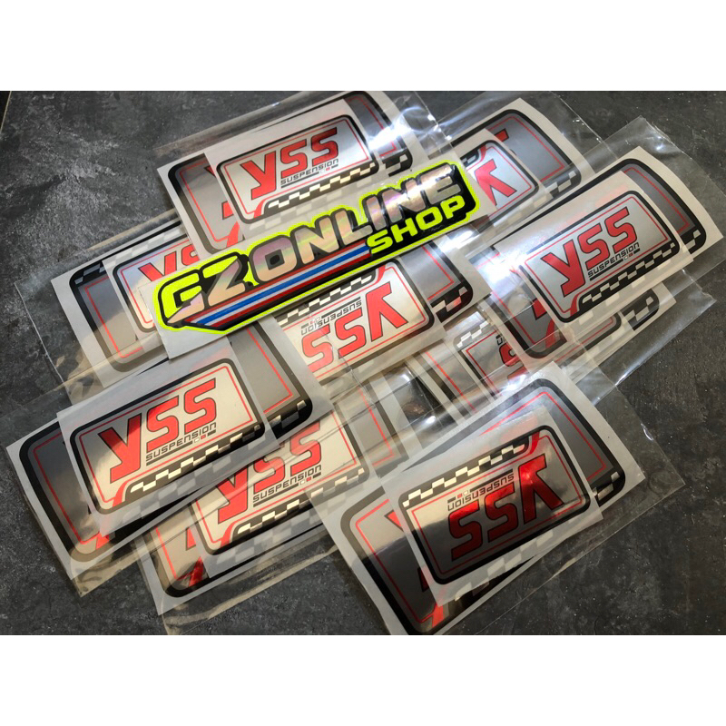 stiker shock yss stiker shock yss (setara original)