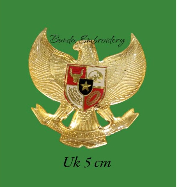 Pin Garuda Resin Besar 5 cm (paskibra)