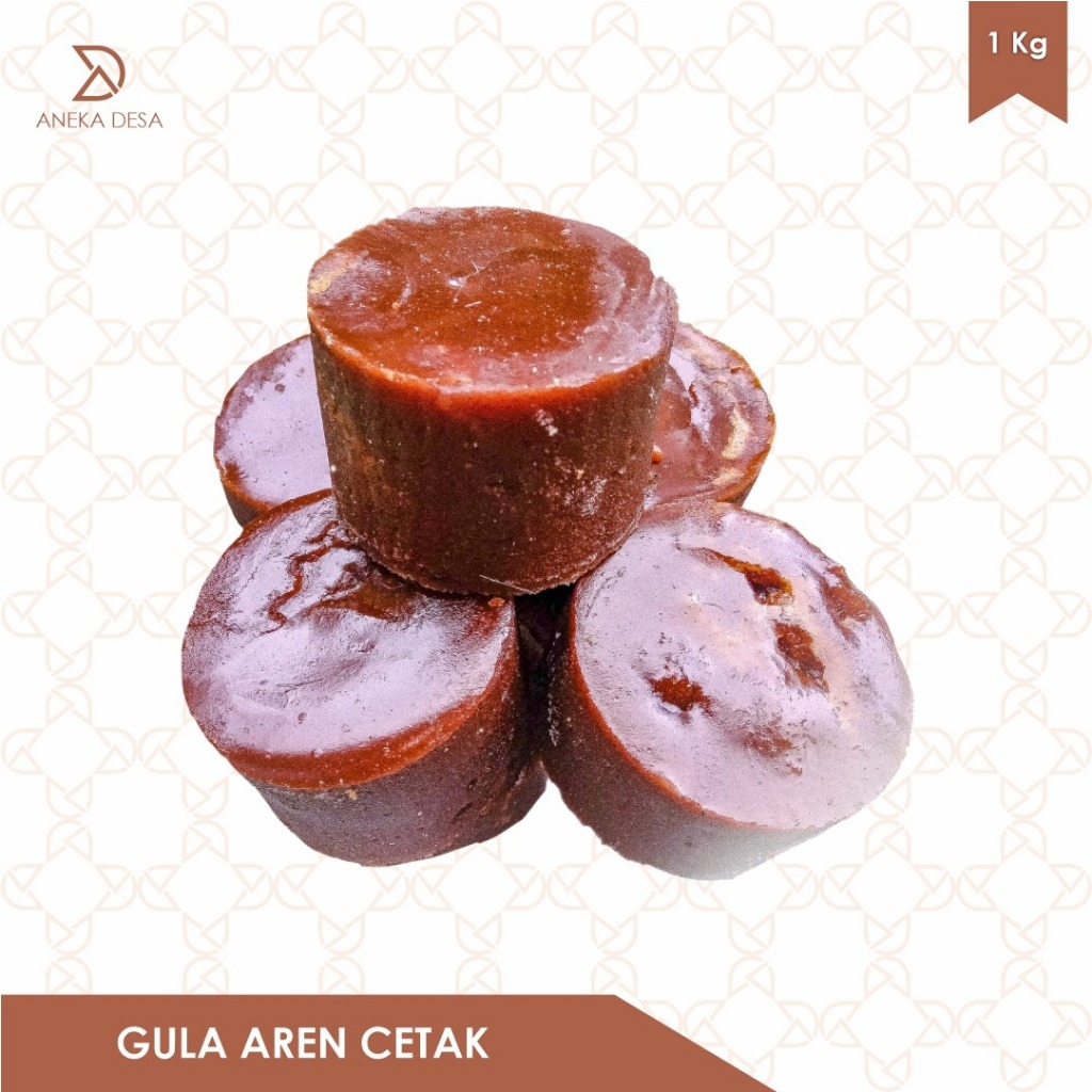 

1Kg Gula Aren/merah (kawung) Asli Air Nira Pohon Aren / Gula Aren Asli | Gula Kawung Original 1Kg