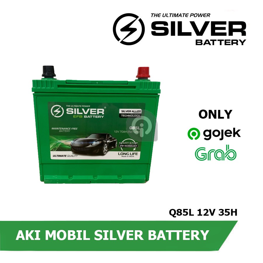 Aki Mobil Q85L 70AH SILVER BATTERY