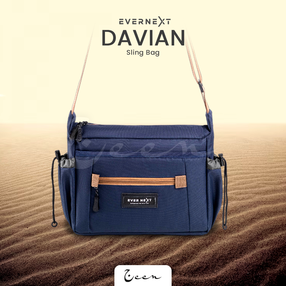 Sling Bag DAVIAN - EVERNEXT Tas Slempang iPad Stylish dan Fungsional