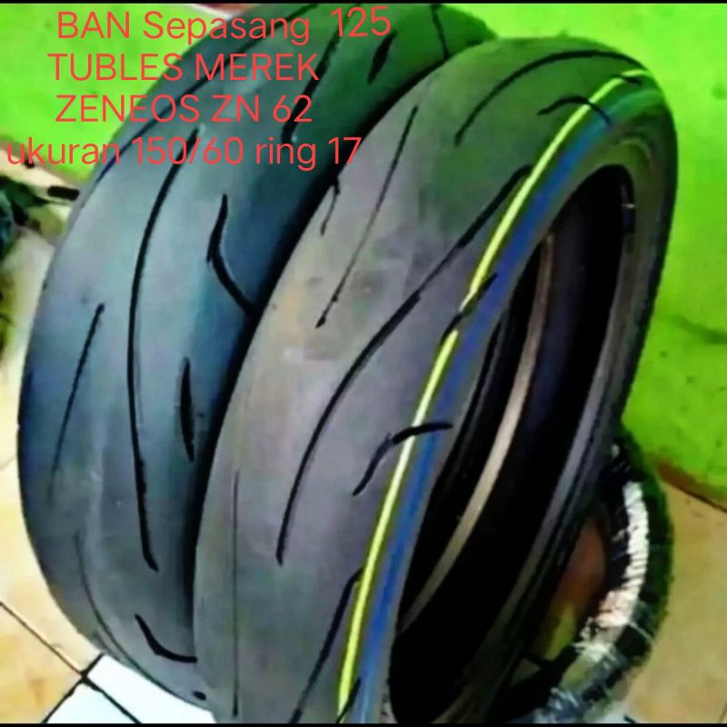 BAN BELAKANG TUBLES MEREK ZENEOS 150/60 ring 17