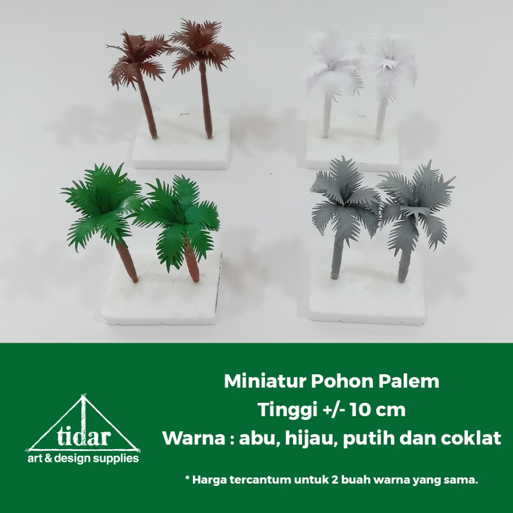

[MR] MH - Miniatur Maket Pohon Palem Tinggi 10 cm - Palm Tree Miniature