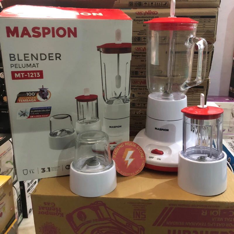 Blender Maspion Kaca 3in1 MT 1213