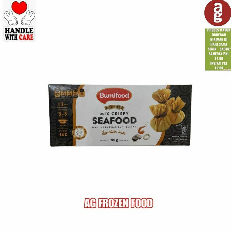 

Bumifood Mix Crispy Seafood isi 12 pcs 210Gram