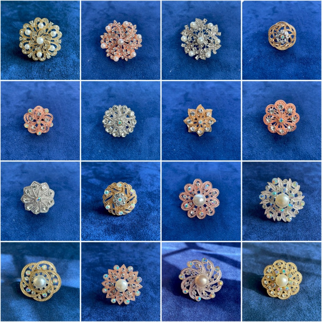 Ring Hijab / Cincin Jilbab Kutubaru AKsesoris Kebaya (2)