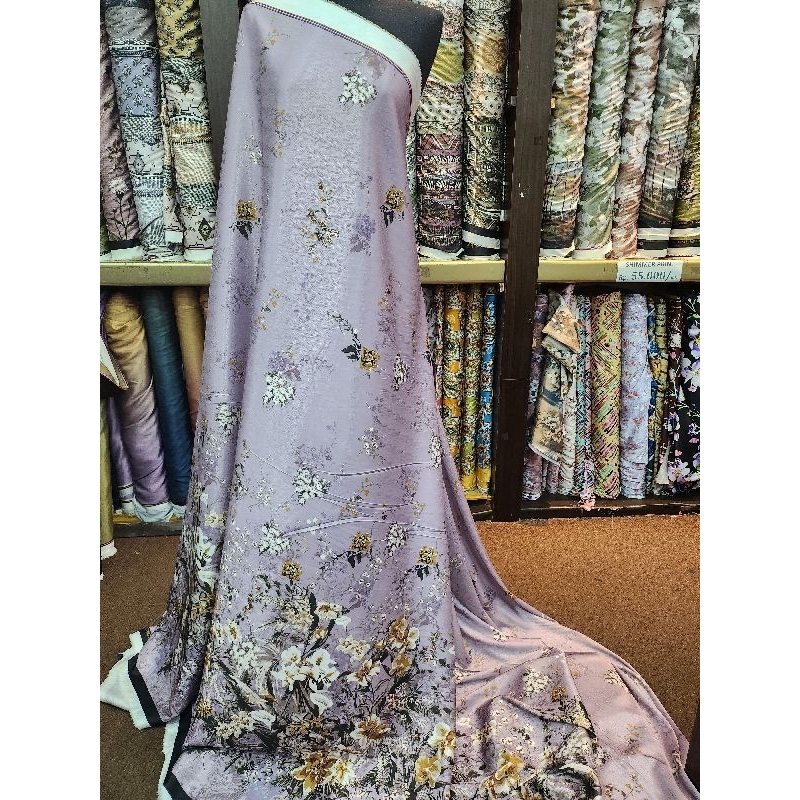 SHIMMER SILK PRINT ||KAIN SHIMMER SILK