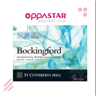 

Kertas Watercolour Sketsa Bockingford CP (NOT) 410x310 47130001011E