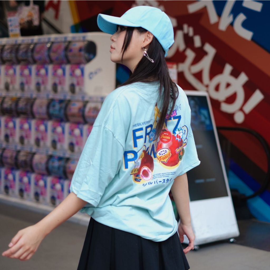 Thesilversky Cherry Japan Frutz Aqua Classic T-shirt