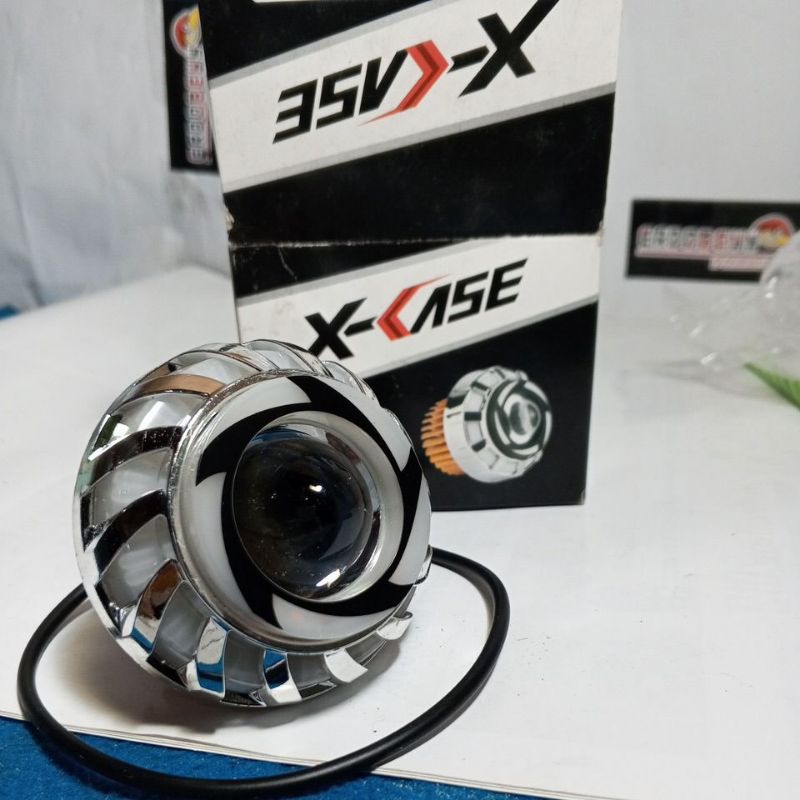 PROJIE MINI LAMPU utama motor PROJIE LED PROJIE SPIRAL AE GERAK
