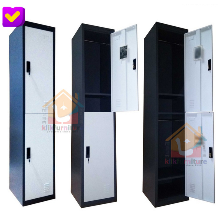 Lemari Loker Besi 2 Pintu + Gantungan LK002