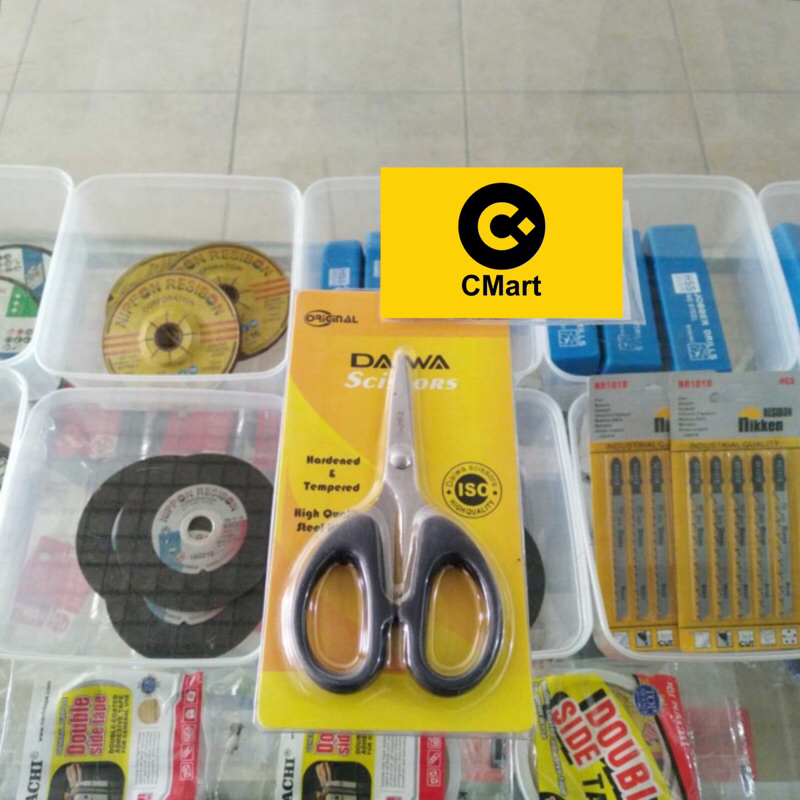 

GUNTING KAIN DAIWA SMALL SCISSORS BESI HARDENED KERTAS KARTON CMart
