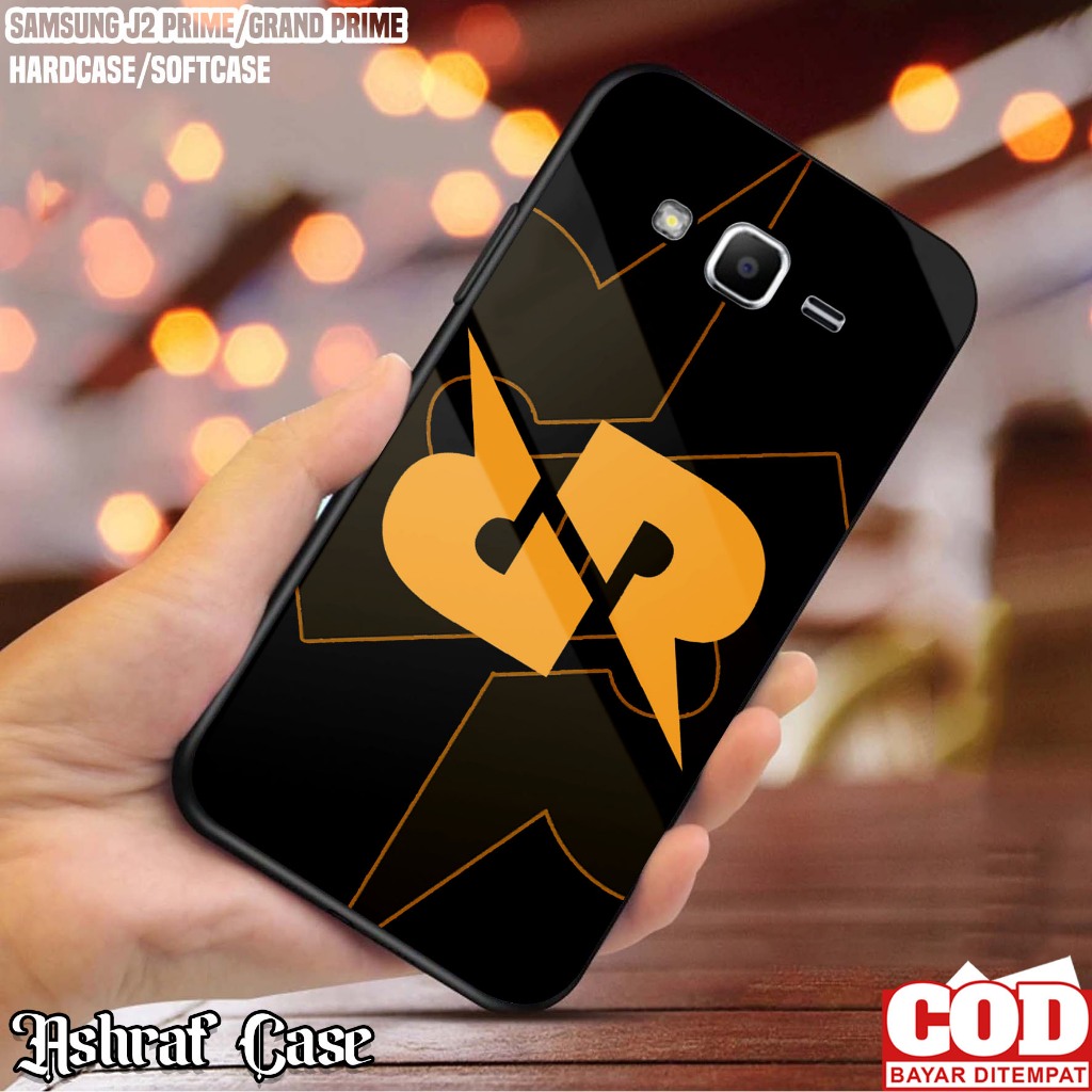 Case Samsung J2 Prime  - Casing Samsung J2 Prime ( RRQ ) Softcase Glass Kaca - Kondom hp - Kesing Hp